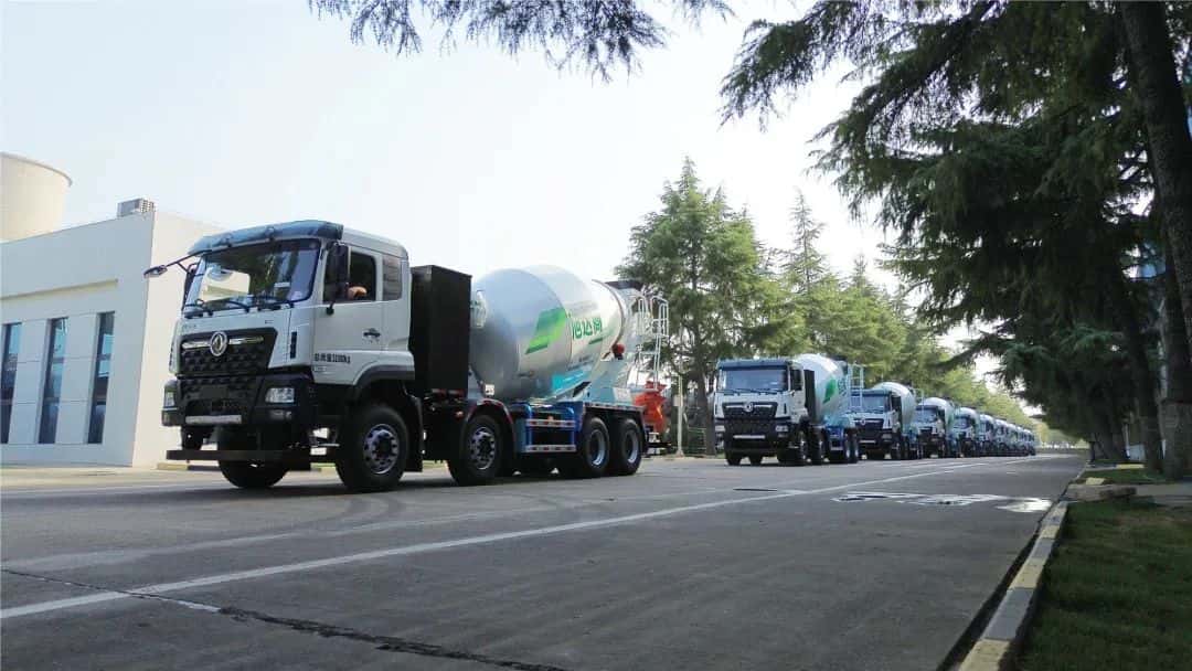 馭風而行，中集車輛15臺新能源攪拌車駛入湖北，繪就荊楚生態長卷